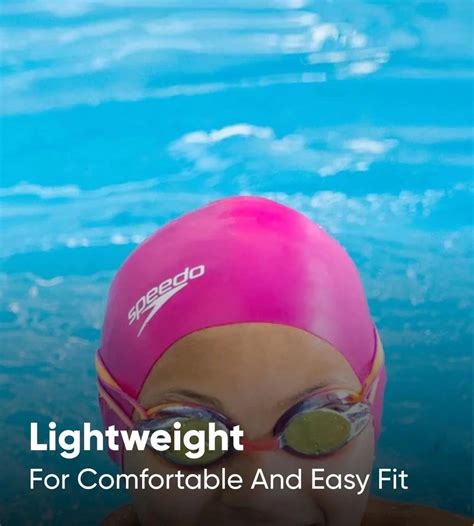 Buy Speedo-Long-Hair-Cap-Pink-Blue Swimcaps Online | Speedo India