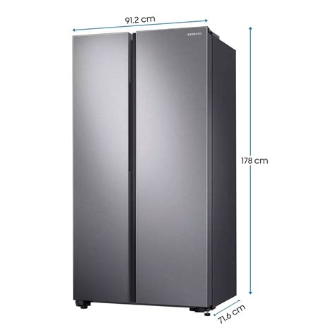Samsung 700 L Inverter Frost-Free Side-by-Side Refrigerator (RS72R5011 ...