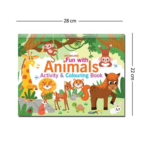 Dreamland Publications Fun with Animals Activity & Coloring – The Mom Store