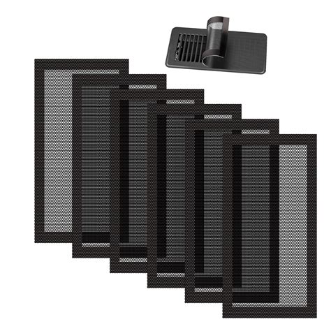 6pcs Floor Vent Covers, TSV Magnetic Air Vent Screen Mesh Cover, PVC ...
