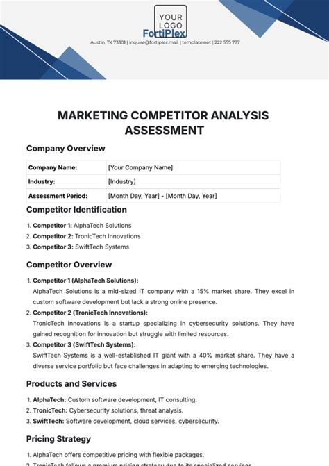 Competitor Analysis Example 的图像结果