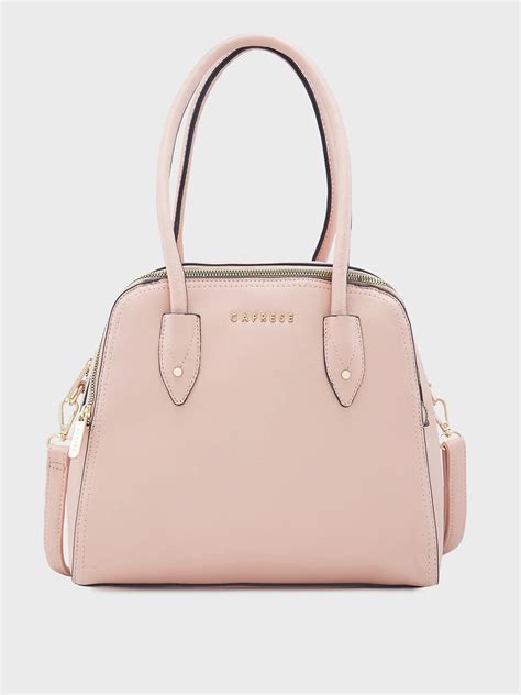 Buy Caprese Josie Satchel Large Blush @ Rs.3499 | Caprese Bags – Elite ...