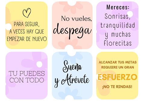 Preciosas tarjetitas con mensajes positivos para tus alumnos - Actividades de infantil y primaria