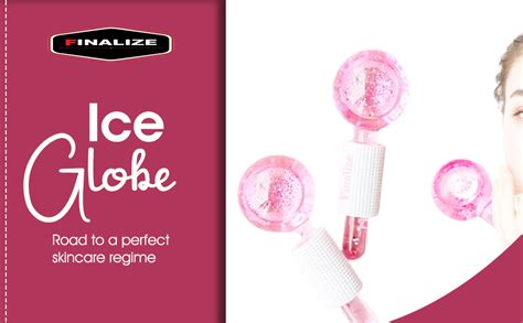 Finalize Facial Ice Globe, Smart Cool Face Roller Neck Massager Ball ...