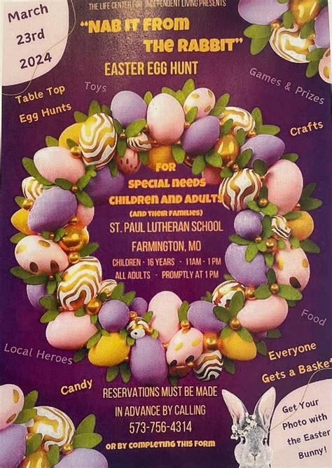 Nab It From the Rabbit -Easter Egg Hunt, 3084 Old Fredericktown rd ...