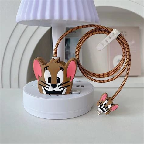 EDNITA Cable Protector with 3D Cute Pattern for iPhone Charger only 18W ...
