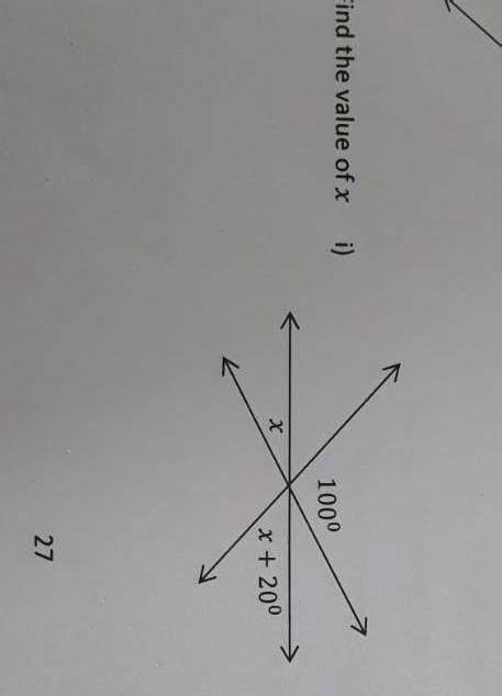 Find the value of x in this figure - Brainly.in