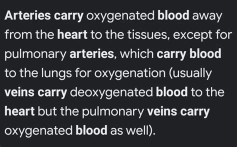 which Artery Carries blood and deoxygenated blood 2 mention friends ...