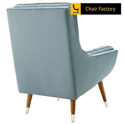 Cascade Light Sky Blue Tufted Accent & Lounge Chair ideal for Home ...
