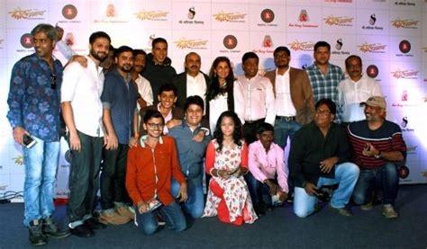 Akshay Kumar and Dimple Kapadia with star cast during the music launch ...
