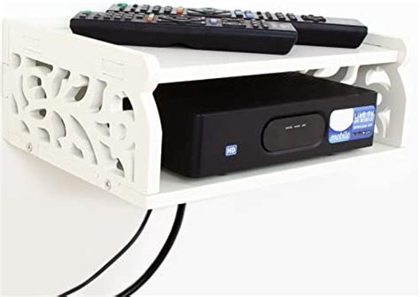 Dime Store Engineered Wood Set Top Box Stand TV Stand WiFi Router Rack ...