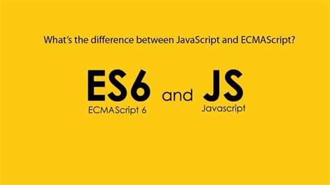 Image result for ECMAScript vs JavaScript