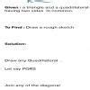 draw a rough sketch of triangle and a quadrilateral is it possible that ...