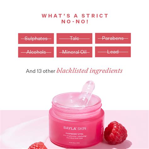 Raspberry Skin-Brightening Face Mask for Glowing Skin