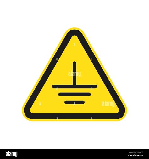 Earth Ground Symbol Protective Earth Ground Symbol Icon In