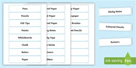 Writing Area Labels (cursive)