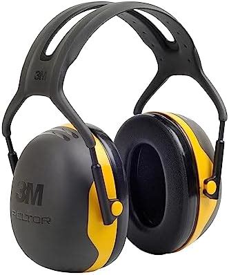 3M Peltor X2A X-Series Over-the-Head Earmuffs, Black and Yellow, Pack ...