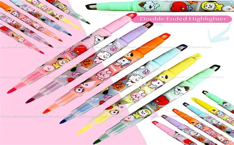 FunBlast Color Markers Highlighters Pen Set - 6 Pcs Water Color Marker ...