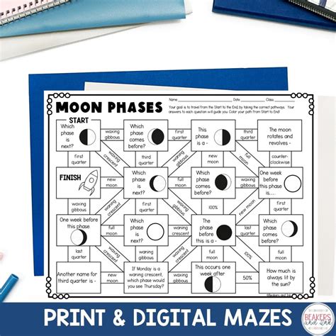 Moon Phase Worksheets
