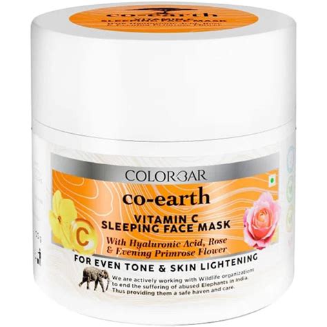 Colorbar Co-Earth Vitamin C Sleeping Face Mask – ONESTOP-MALL OF SALON ...