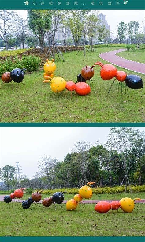 大型仿真蚂蚁雕塑玻璃钢户外园林昆虫景区广场草坪装饰工艺品摆件-阿里巴巴