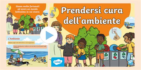 Prendersi cura dell'ambiente PowerPoint (teacher made)
