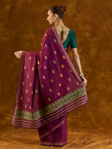 Radiant Magenta Elegance Saree – The Mulberry Tree Official