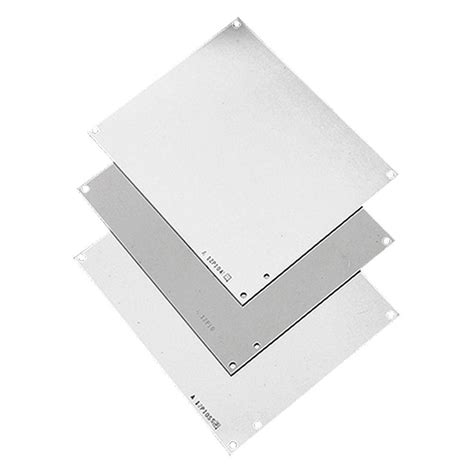 Hoffman A12N12P Panel For Enclosure, 12" x 12", Type 1/3R, Steel, White ...