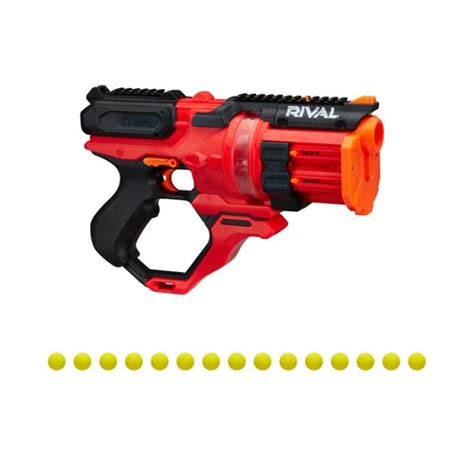 Buy NERF Rival Roundhouse XX-1500 Red Blaster Clear Rotating Chamber ...