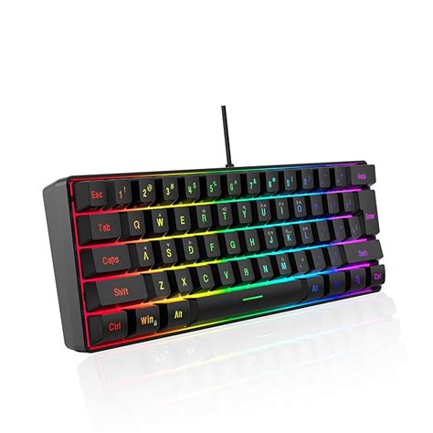 Amazon.in: Buy DGG K60 61 Keys Multi Color RGB Illuminated LED Backlit ...