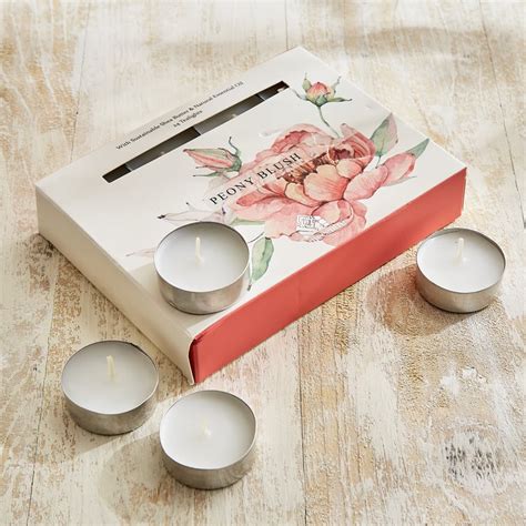 Buy Utopia Refresh Bouquet Set of 24 Peony Blush Scented T-Light ...