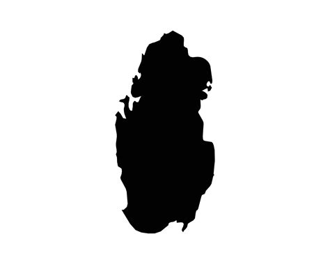 Qatar Country Map 26422157 Vector Art at Vecteezy