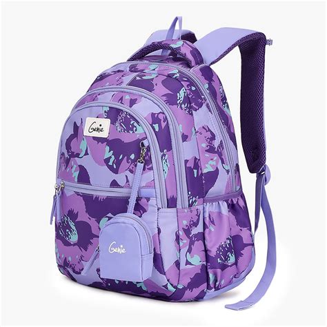 Buy Genie Bloom 27L New Purple Juniors Backpack Online