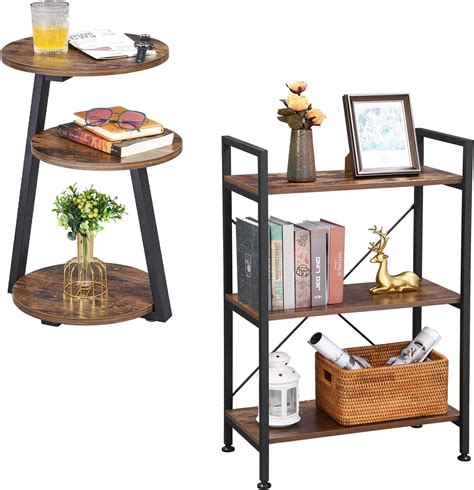 Elegant Living Room Bookshelf Table: Style, Function, and Space-Saving ...