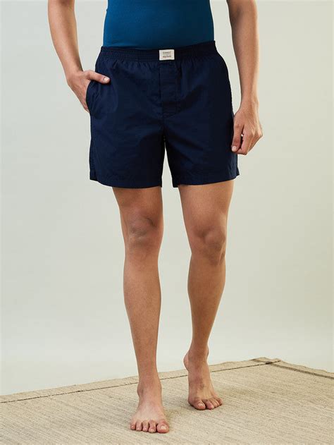 Sleepz Men Blue Printed Regular Fit Cotton Boxer – MyRaymond