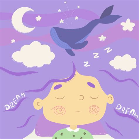 A sleeping girl with developing hair dreams fantasy dreams. Dream about ...