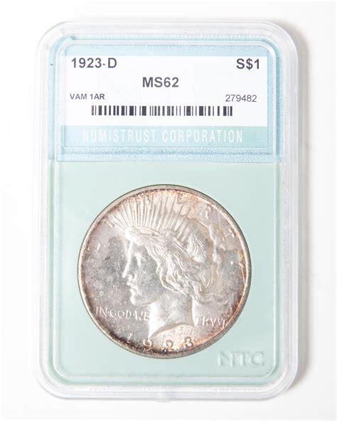 Lot - Liberty Peace Silver Dollar 1923 - D