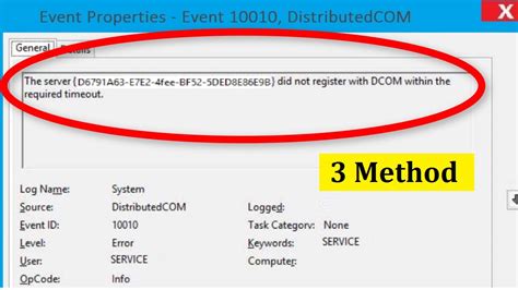 Steps to fix dcom event id 10010 - DOS Geek