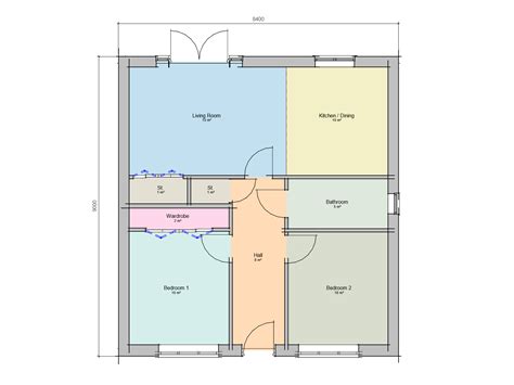 Two Bedroom Bungalow Plans - The Brierley - Houseplansdirect