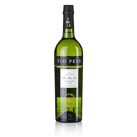 Sherry Tio Pepe, 15% jilid., 0,75 liter, Botol