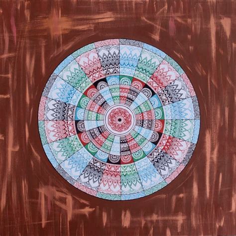Handmade Mandala Art – Colour On Canvas | SKAC