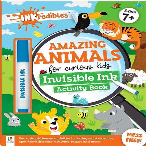 Amazing Animals Invisible Ink Activity Book — Toycra