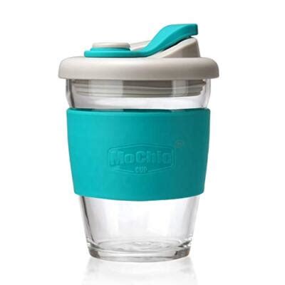 Glass Travel Mug With Lid Reusable Coffee C