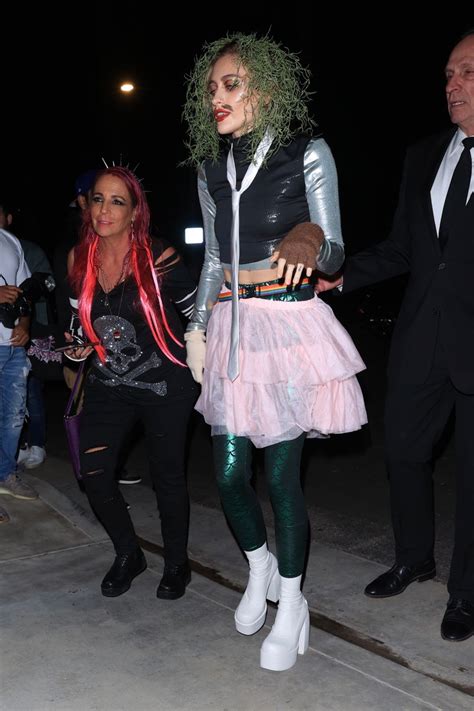 PARIS JACKSON in Old Gregg Costume Arrives at Casamigos Halloween Party ...