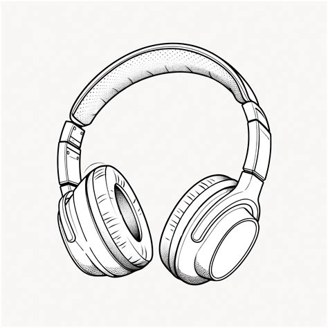 Drawing Of Headphones