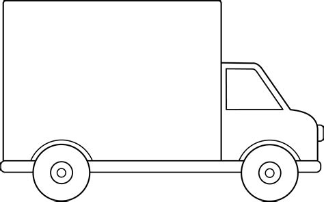Truck Outline Clip Art