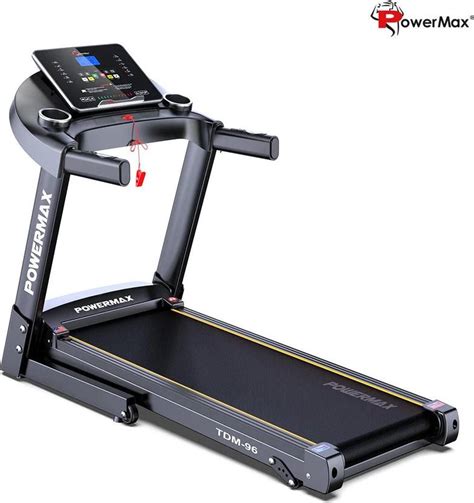 Powermax Fitness TDM-96 (4HP Peak) Motorized Foldable Running Machine ...