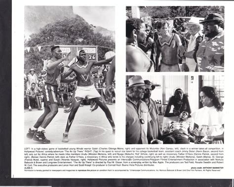 Kevin Bacon Charles Gitonga Maina Ilo Mutombo The Air Up There 1994 ...