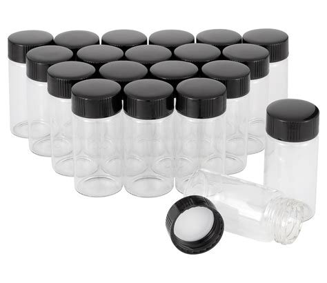 Buy Pxyelec20ml (2/3 Oz) Clear Glass Sample Vials Mini Empty Liquid ...