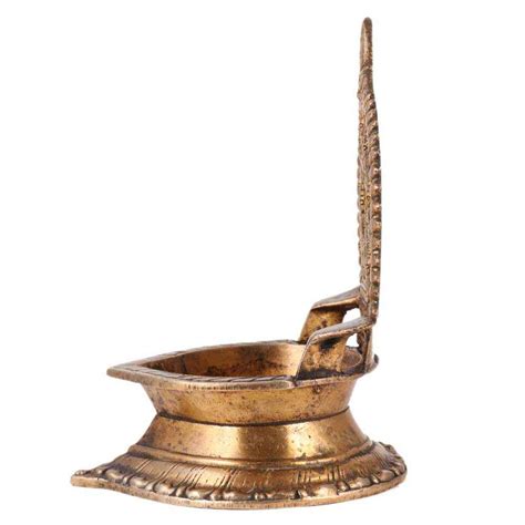 Brass Ashta Lakshmi Oil Lamp
